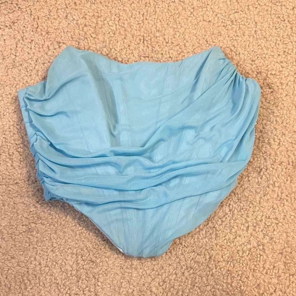 Amazon Light Blue Crop Top